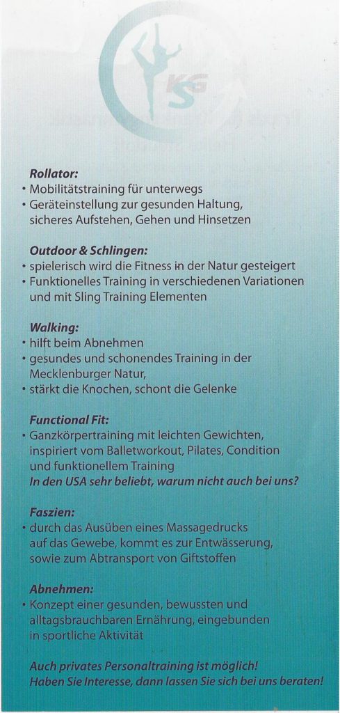 Flyer Rückseite